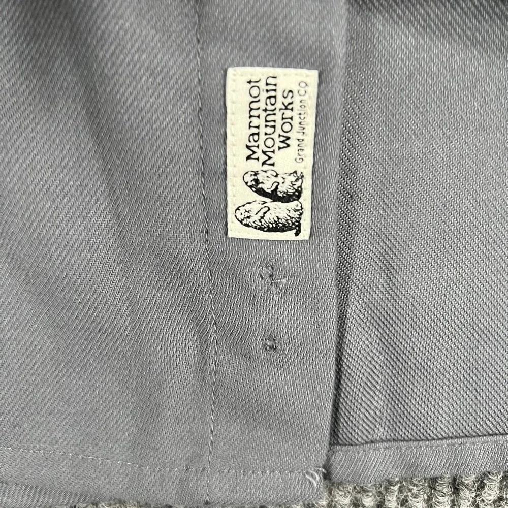 Marmot Fairfax Lightweight Flannel Shirt Mens 2XL XXL Gray Button Up Outdoor New